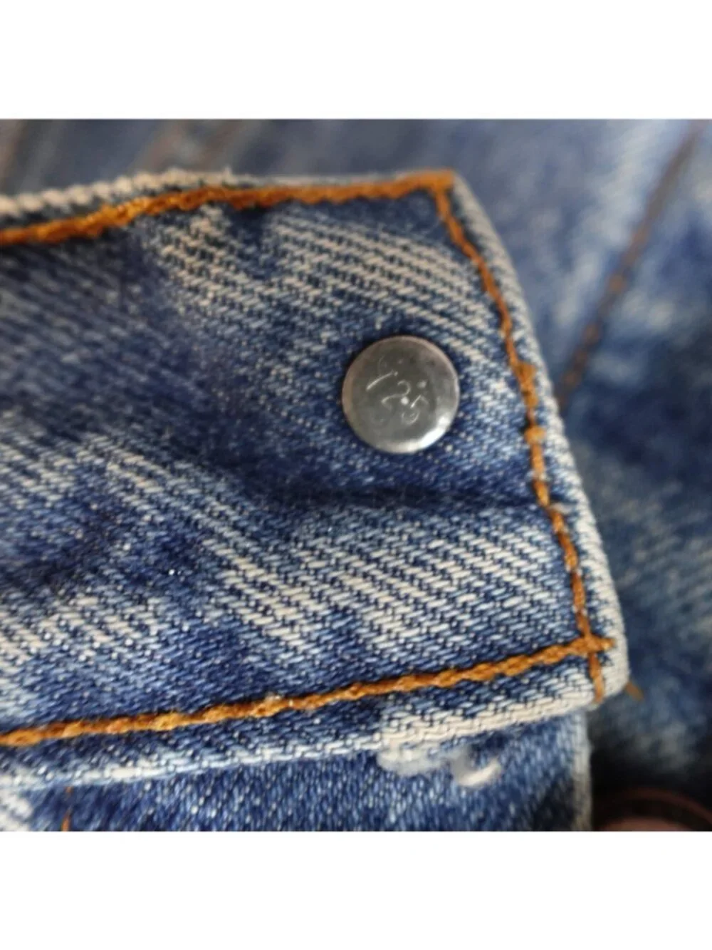 Levi's Jacket Large Blue Denim Trucker Type 3 71506 Vintage